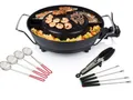Produktbild: Tristar Hotpot PZ-9131 Elektro-Fondue & Grill Set 1800 W Raclette Ø 36cm