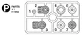 Produktbild: Tamiya DT-03/02/DF-03 P-Teile Servo Saver - 300115065