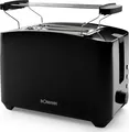 Produktbild: Bomann Toaster 2-Scheiben TA 6065 CB | Auftaufunktion | Aufwärmfunktion | Brötchenaufsatz | 750 Watt | schwarz