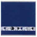 Produktbild: Kracht Geschirrtuch Frottee Frottiertuch Motiv Schafe Schäfchen 50x50cm Blau Dhl
