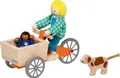 Produktbild: Lastenfahrrad mit 2 Biegepuppen und Hund Deutsch 2024 Gollnest & Kiesel GmbH &