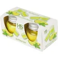 Produktbild: HS Candle Duftkerze Macaron Kerzen 2er Pack Mint & Limes