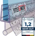 Produktbild: STEIGNER Duschdichtung, 150cm, Glasstärke 6/7/ 8 mm, Gerade PVC Ersatzdichtung für Dusche, UK08
