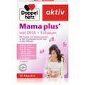 Produktbild: Doppelherz Mama plus mit DHA + Folsäure Kapseln für schwangere und stillende Mütter 30 KAP