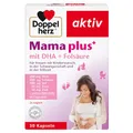 Produktbild: Doppelherz Mama plus mit DHA + Folsäure - wichtige Nährstoffe für Frauen mit Kinderwunsch, in der Schwangerschaft und in der Stillzeit - 30 Kapseln
