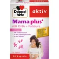 Produktbild: ✅ Doppelherz Mama Plus mit DHA+Folsäure Kinderwunsch Schwangerschaft 30 Kapseln✅