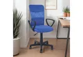 Produktbild: IDIMEX Drehstuhl JOGO, Ergonomischer Schreibtischstuhl höhenverstellbar mit Armlehnen blau