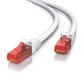 Produktbild: CSL-Computer CAT 6 Ethernet Gigabit Lan Netzwerkkabel RJ45 mit 10/100/1000 Mbit/s 10m weiß