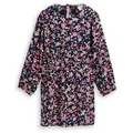 Produktbild: TOM TAILOR Midikleid mit floralen Allover-Muster blau 128/134 EU