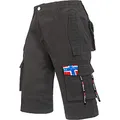 Produktbild: Nebulus Herren Cargo Short BOODY, Sommer Hose, Herren mit 6 Taschen, schwarz - L