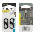 Produktbild: Nite Ize Karabinerhaken  S Biner MicroLock   Schwarz   2Pack   LSBM 01 2R3