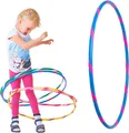 Produktbild: Bunter Kinder Hula Hoop für kleine Profis, Ø80cm, Blau-Pink