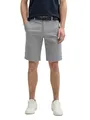 Produktbild: Tom Tailor Herren 1044707 Bermuda Shorts, 32284 - White Navy Zig Zag Structure, 31 EU