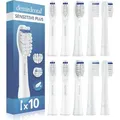 Produktbild: 10er demirdental gmbh Sensitive Plus Aufsteckbürsten für Oral-B Pulsonic & Oral B Pulsonic Slim | Luxe | Clean