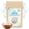 Produktbild: Curly Superfood Wasserkefir Kristalle Bio 30g inkl. Erfolgsgarantie & Anleitung - Besonders einfach frischen Wasserkefir herstellen (unendlich viel) - Frische Kefir Kristalle