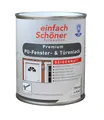 Produktbild: einfach Schöner 750 ml Premium PU Fenster- & Türenlack, blockfest, Weiß Seidenmatt