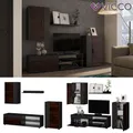 Produktbild: Wohnwand BERNO Dunkel Old Style Schrankwand Lowboard TV Hängeschrank VICCO