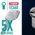Produktbild: ABUS EC660 45/50 Türzylinder Schließzylinder Doppelzylinder • Sicherheitskarte