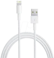 Produktbild: APPLE MD818ZM/A - Sync- & Ladekabel, USB-A -> Lightning, 1,0 m, weiß