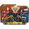 Produktbild: Monster Jam 2er-Pack Iron Man vs. War Machine, Spielfahrzeug Maßstab 1:64
