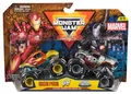 Produktbild: Monster Jam 2er-Pack Iron Man vs. War Machine (Maßstab 1:64)