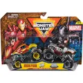 Produktbild: Spin Master Monster Jam 2er-Pack Iron Man vs. War Machine, Spielfahrzeug
