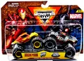 Produktbild: Monster Jam  1:64 Marvel Serie 1 Truck  Iron Man Vs. War Machine Doppel Pack