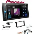 Produktbild: Pioneer DMH-A3300DAB 2-DIN Multimedia Autoradio Bluetooth DAB+ USB mit Einbauset für Volkswagen VW Golf V 2003-2013
