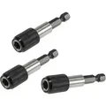 Produktbild: 3er Set Schnellwechsel Magnet Bithalter 60mm
