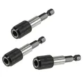 Produktbild: 3x Schnellwechsel Magnet Bithalter 60mm Bit Halter Schnellwechselsystem 3er Set