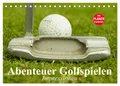Produktbild: CALVENDO Wandkalender Abenteuer Golfspielen. Impressionen (Tischkalender 2026 DIN A5 quer)