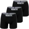 Produktbild: DIESEL Herren Boxershorts, 3er Pack - UMBX-SEBASTIANTHREEPACK, Boxer Long, Cotton Stretch Schwarz M