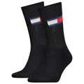 Produktbild: Tommy Hilfiger Unisex Crew Socken, Schwarz, 35/38 (2er Pack)