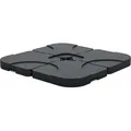 Produktbild: Outsunny Sonnenschirmständer 4-teilig Befüllbarer Schirmfuß für Bodenkreuz 50x50cm Schwarz stabil und wetterfest   Aosom.de