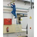 Produktbild: Anlegeleiter 6 Stufen Alu.elox.Arbeits-H.b.ca.2800mm Stufen m.Kunststoffeinlage