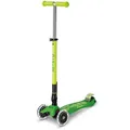 Produktbild: Scooter MAXI MICRO DELUXE foldable NEON LED parrot green - MMD229