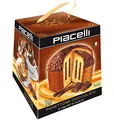 Produktbild: Piacelli Panettone Cioccolato 750 g – Italienischer Hefekuchen mit Schokoladenstückchen – Festlicher Genuss & Geschenkidee zu Weihnachten