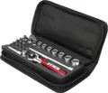 Produktbild: STIER Steckschlüssel- und Bit-Satz, 24-teilig, 1/4 Zoll, Multifunktions-Umschaltknarre, Pozidriv-Bit, Innensechskant-Bit, Torx-Bit, in Handwerkertasche