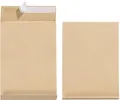 Produktbild: Herlitz Versandtasche Versandtaschen B4 130g/qm mit Falte Haftklebung braun VE=5 Stück