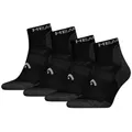 Produktbild: Head Wandersocken Hiking All Climates Quarter Socks (2-Paar) mit Mittelfußstütze schwarz 35-38
