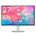 Produktbild: Dell S2722QC USB-C 27 Zoll 4K UHD (3840x2160) Monitor, 60Hz, IPS, 4ms, AMD FreeSync, 99% sRGB, HDR, Eingebaute Lautsprecher, USB-C, 2x HDMI, 2x USB, 3 Jahre Garantie, Silber