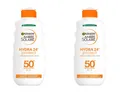 Produktbild: Garnier Ambre Solaire 2x Feuchtigkeitsspendende Sonnenschutz Lotion SPF50 200 ml