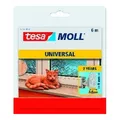 Produktbild: tesamoll 5428 Universal Schaumstoffdichtung 6 m × 9 mm weiß, 10 Stück