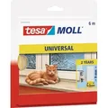 Produktbild: Tesa - moll Universal Schaumstoff - Schaumstoffdichtung zum Isolieren von Spalten im Haushalt, selbstklebend - Weiß - 6 m x 9 mm x 5,5 mm