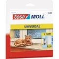 Produktbild: Tesa - Moll Universal Schaumstoff - Schaumstoffdichtung Zum Isolieren Von Spalten Im Haushalt, Selbstklebend - Weiß - 6 M X 9 Mm X 5,5 Mm