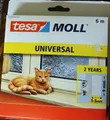 Produktbild: Tesa Moll Universal selbstklebende Schaumstoffdichtung Türen u. Fenster 6 m weiß