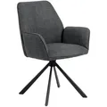 Produktbild: 2er-Set Actona Stuhl Glenda Stoff Grau Dunkelgrau