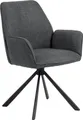 Produktbild: Selyo Drehstuhl gepolstert, dunkelgrau, von Black Red White