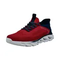 Produktbild: bugatti man Herren Low-Top Sneaker, Männer Sneaker, Wechselfußbett,Freizeitschuhe,Turnschuhe,Laufschuhe,Freizeit,leger,Men,red (3041),45 EU/EU UK