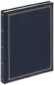 Produktbild: walther design Fotoalbum blau Selbstklebealbum SelbstklebealbumKunstleder mit Prägung, Monza SK-124-L